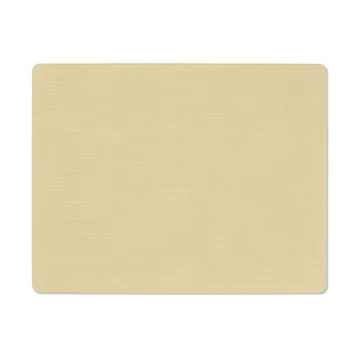 Corduroy dækkeserviet square L - Lemon Sorbet, 45x35 cm - LIND DNA