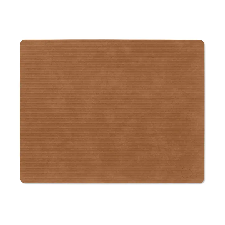 Corduroy dækkeserviet square L - Nature, 45x35 cm - LIND DNA