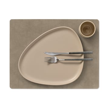 Corduroy dækkeserviet square L - Nomad Grey - LIND DNA