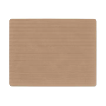 Corduroy dækkeserviet square L - Nougat, 45x35 cm - LIND DNA