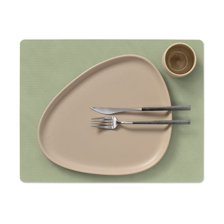 Corduroy dækkeserviet square L, Olive Green LIND DNA