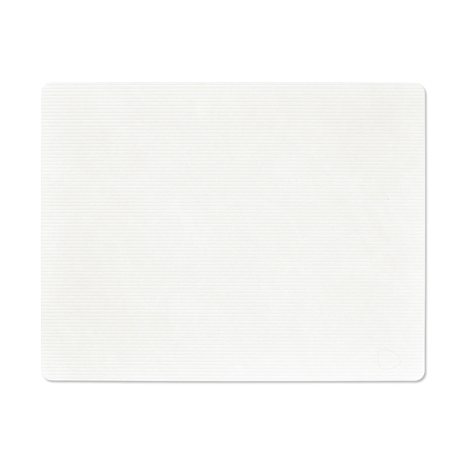 Corduroy dækkeserviet square L, Pure white, 45x35 cm LIND DNA