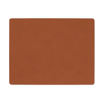Corduroy dækkeserviet square L - Rust, 45x35 cm - LIND DNA