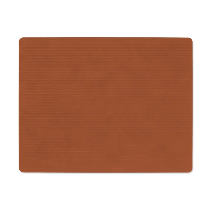 Corduroy dækkeserviet square L - Rust, 45x35 cm - LIND DNA
