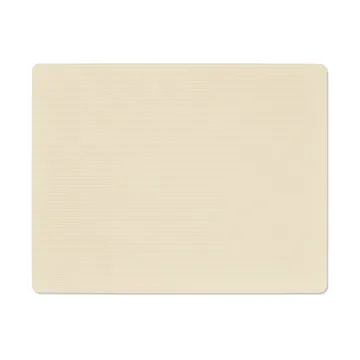 Corduroy dækkeserviet square L - Vanilla, 45x35 cm - LIND DNA
