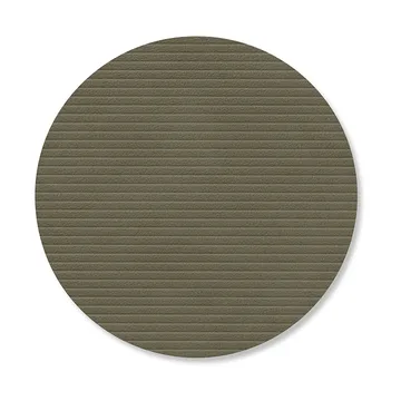 Corduroy glasbrikker - Army green, circle - LIND DNA