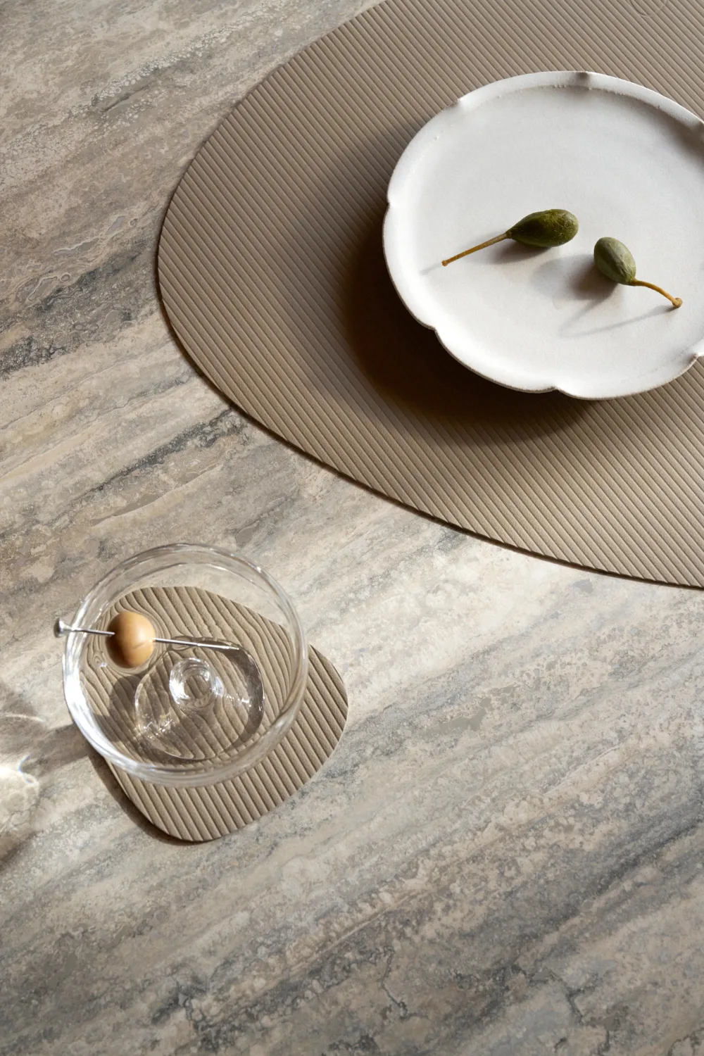 Corduroy glasbrikker curve, Clay Brown LIND DNA