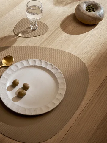 Corduroy glasbrikker curve - Nougat - LIND DNA