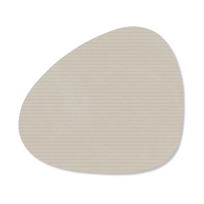 Corduroy glasbrikker curve, Oyster White LIND DNA