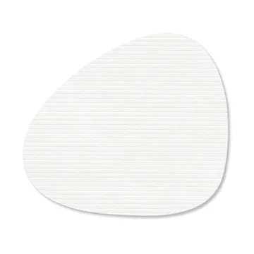 Corduroy glasbrikker curve - Pure white - LIND DNA