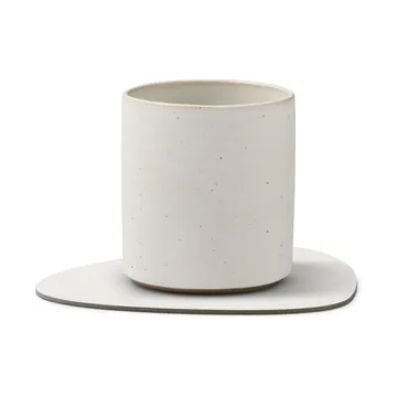 Corduroy glasbrikker curve - Pure white - LIND DNA