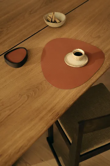 Corduroy glasbrikker curve - Rust - LIND DNA