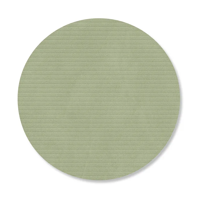 Corduroy glasbrikker - Olive green, circle - LIND DNA