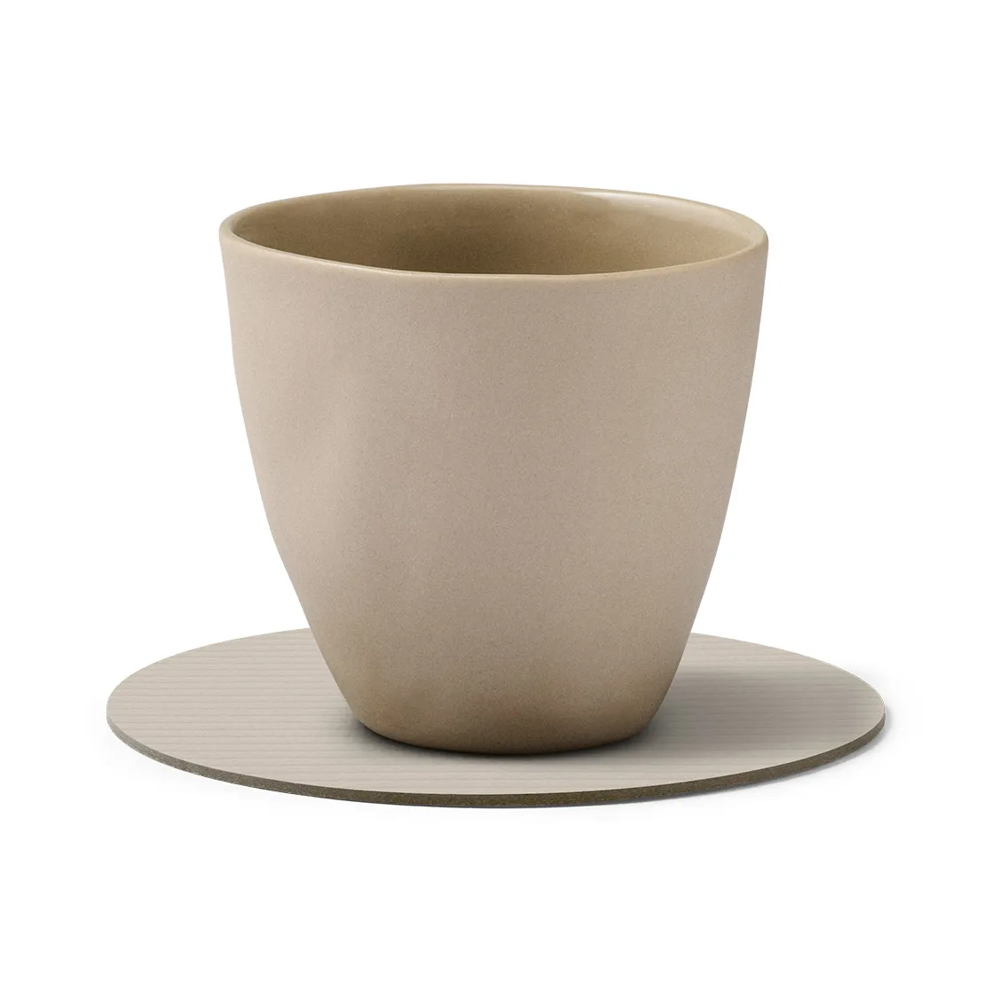 Corduroy glasbrikker, Oyster white, circle LIND DNA