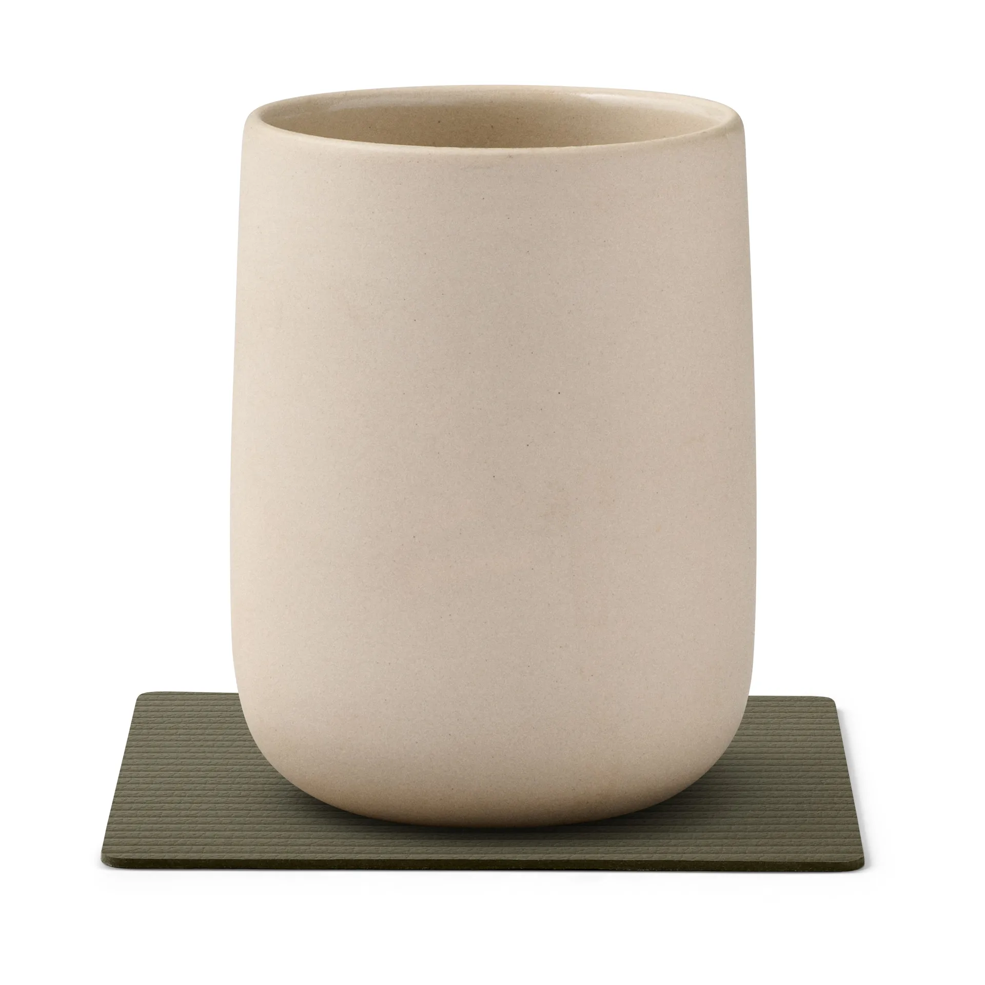 Corduroy glasbrikker square, Army Green LIND DNA