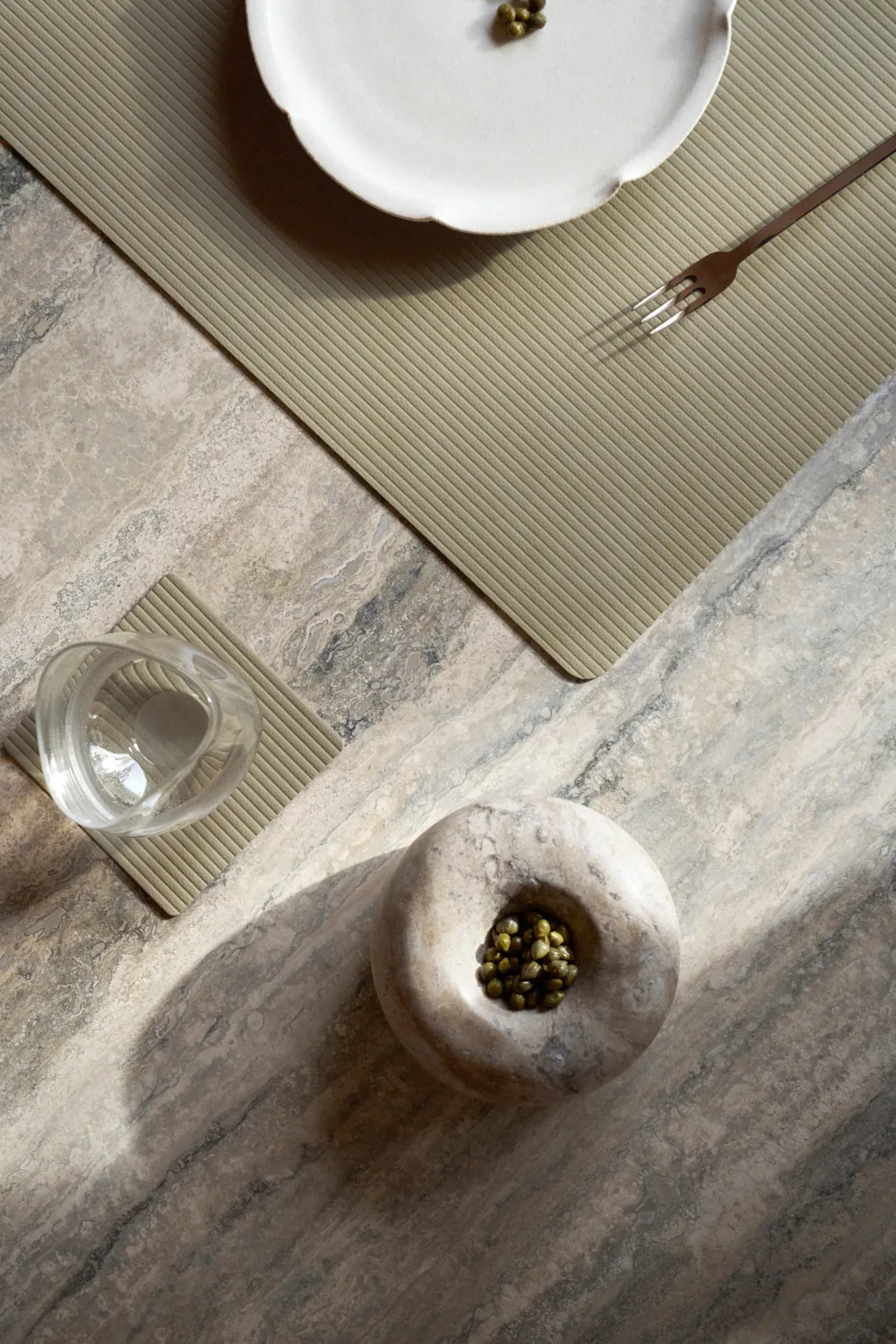 Corduroy glasbrikker square, Herbal Dust LIND DNA