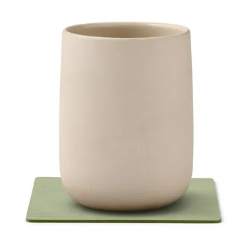 Corduroy glasbrikker square - Olive Green - LIND DNA