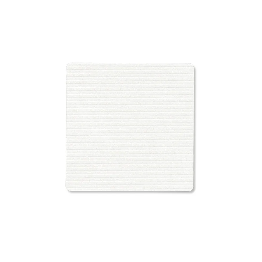 Corduroy glasbrikker square, Pure white LIND DNA
