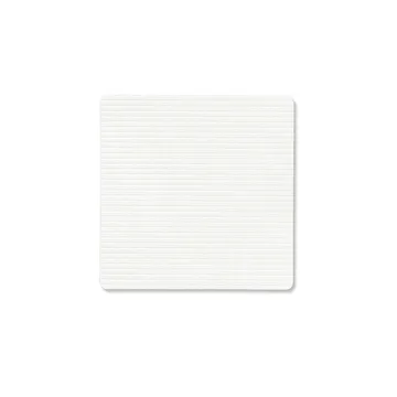 Corduroy glasbrikker square - Pure white - LIND DNA