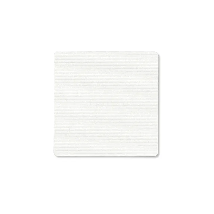 Corduroy glasbrikker square - Pure white - LIND DNA