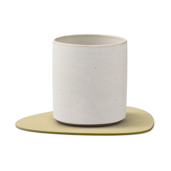 Corduroy glasunderlag curve, Lemon Sorbet LIND DNA