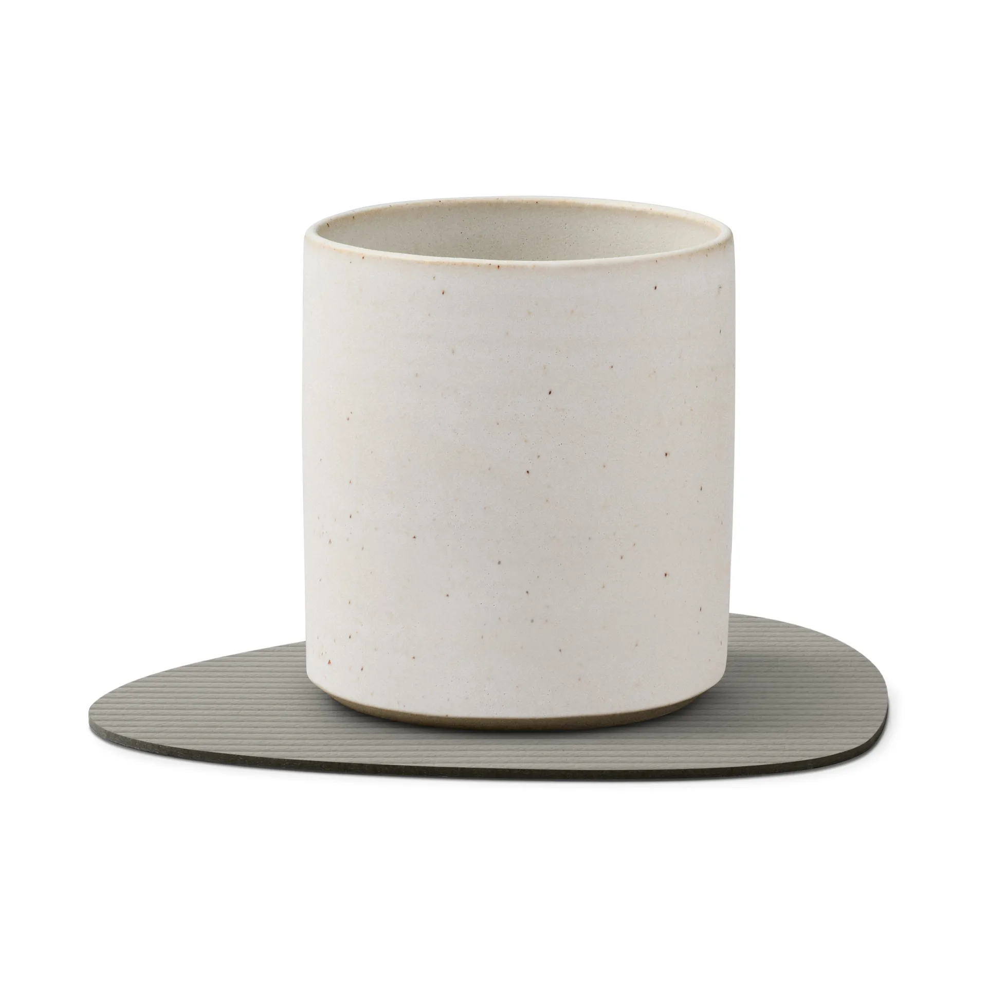 Corduroy glasunderlag curve, Light Grey LIND DNA