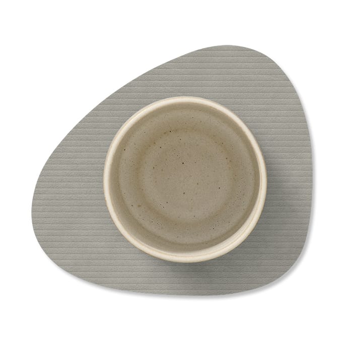 Corduroy glasunderlag curve, Light Grey LIND DNA