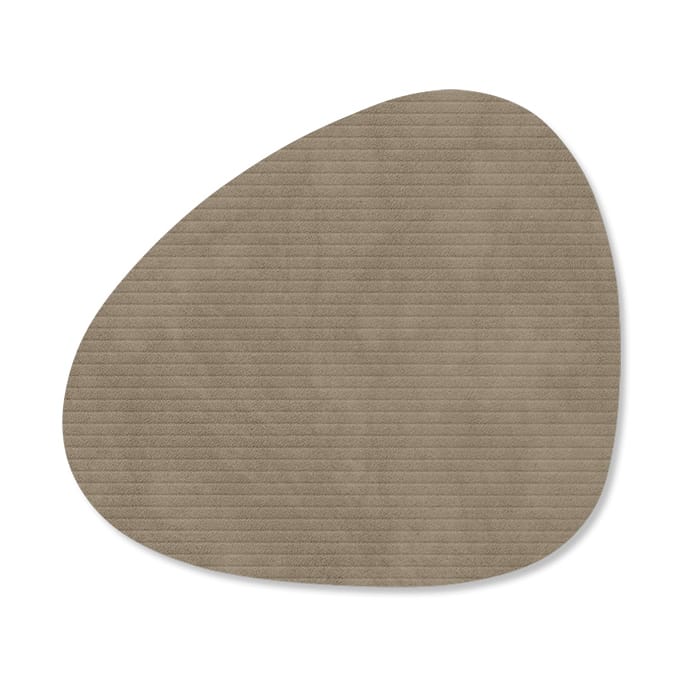 Corduroy glasunderlag curve - Nomad Grey - LIND DNA