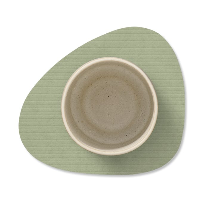 Corduroy glasunderlag curve, Olive Green LIND DNA