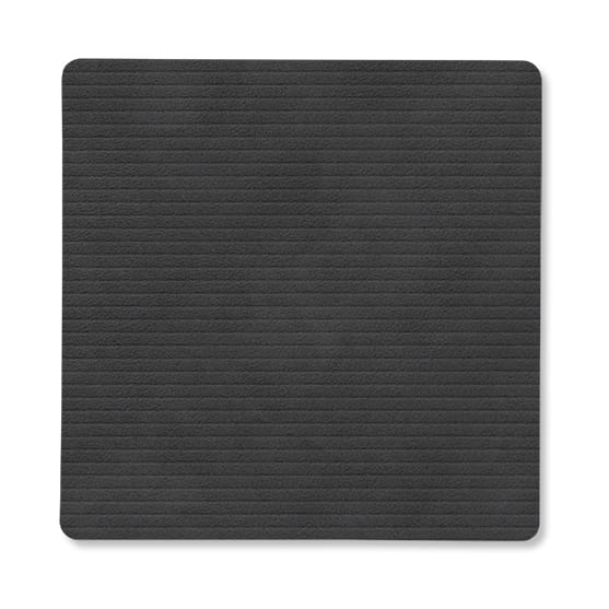 Corduroy glasunderlag square - Black - LIND DNA