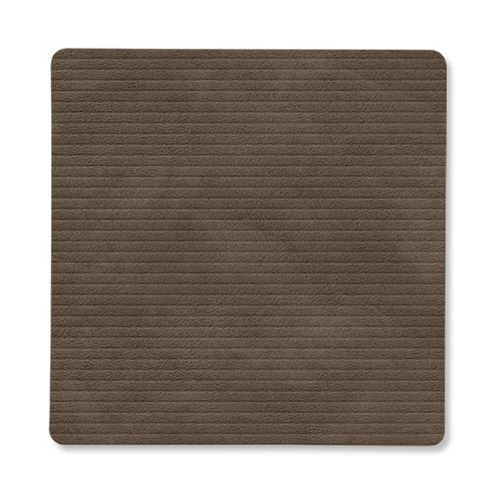 Corduroy glasunderlag square - Caviar - LIND DNA