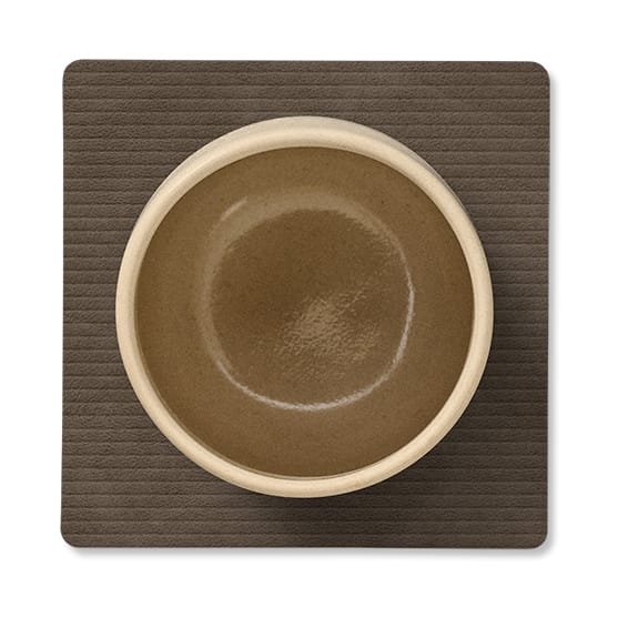 Corduroy glasunderlag square, Caviar LIND DNA