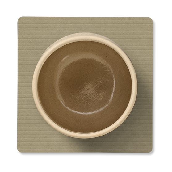 Corduroy glasunderlag square, Herbal Dust LIND DNA