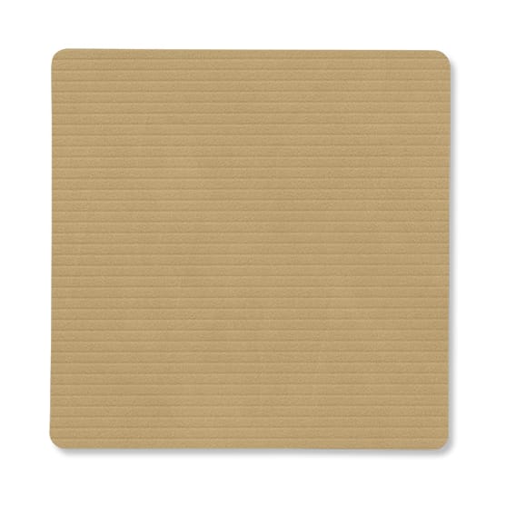 Corduroy glasunderlag square - Khaki - LIND DNA