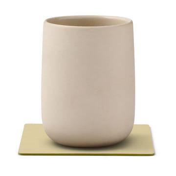 Corduroy glasunderlag square - Lemon Sorbet - LIND DNA
