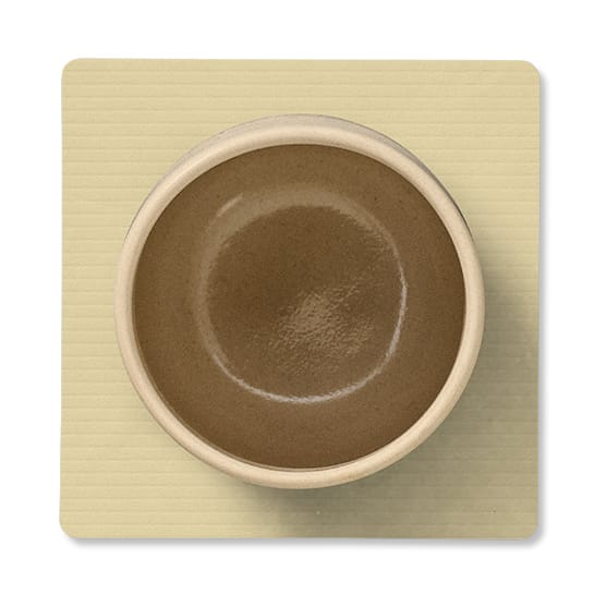 Corduroy glasunderlag square, Lemon Sorbet LIND DNA