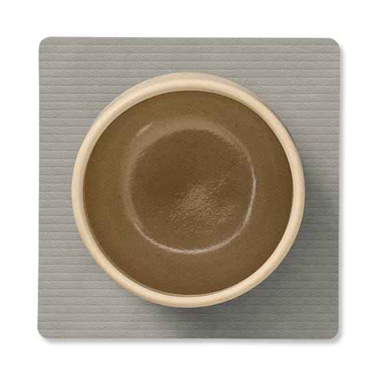 Corduroy glasunderlag square, Light Grey LIND DNA
