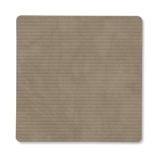 Corduroy glasunderlag square - Nomad Grey - LIND DNA