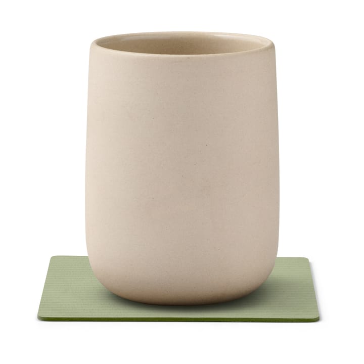 Corduroy glasunderlag square, Olive Green LIND DNA