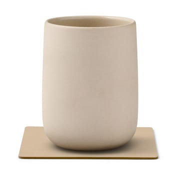 Corduroy glasunderlag square - Sand - LIND DNA