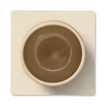 Corduroy glasunderlag square - Vanilla - LIND DNA