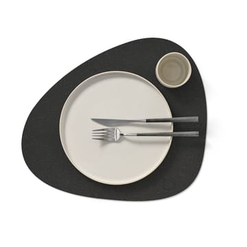 Core dækkeserviet curve L  - Flecked anthracite - LIND DNA