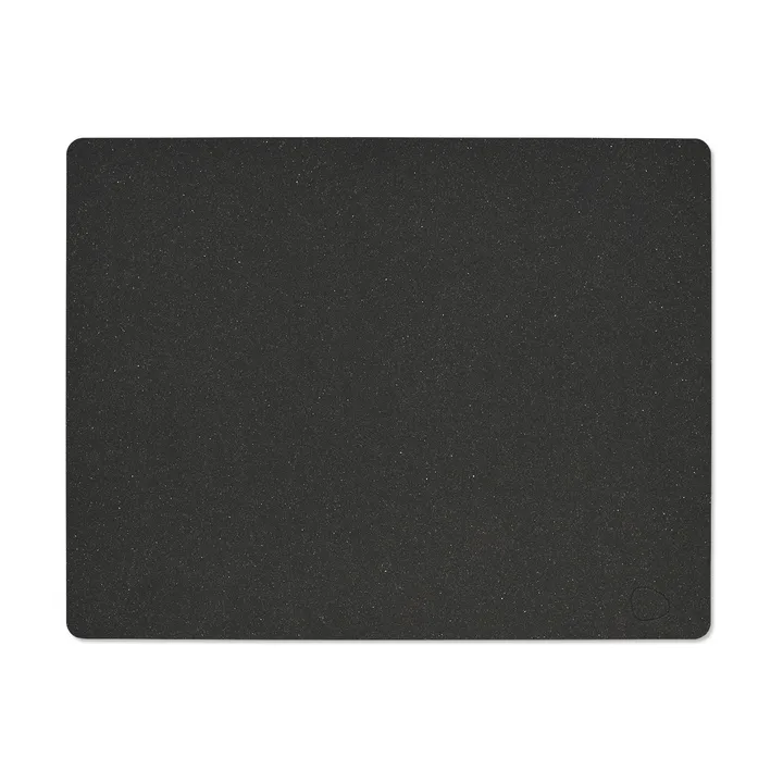 Core dækkeserviet square L - Flecked anthracite, 45x35 cm - LIND DNA