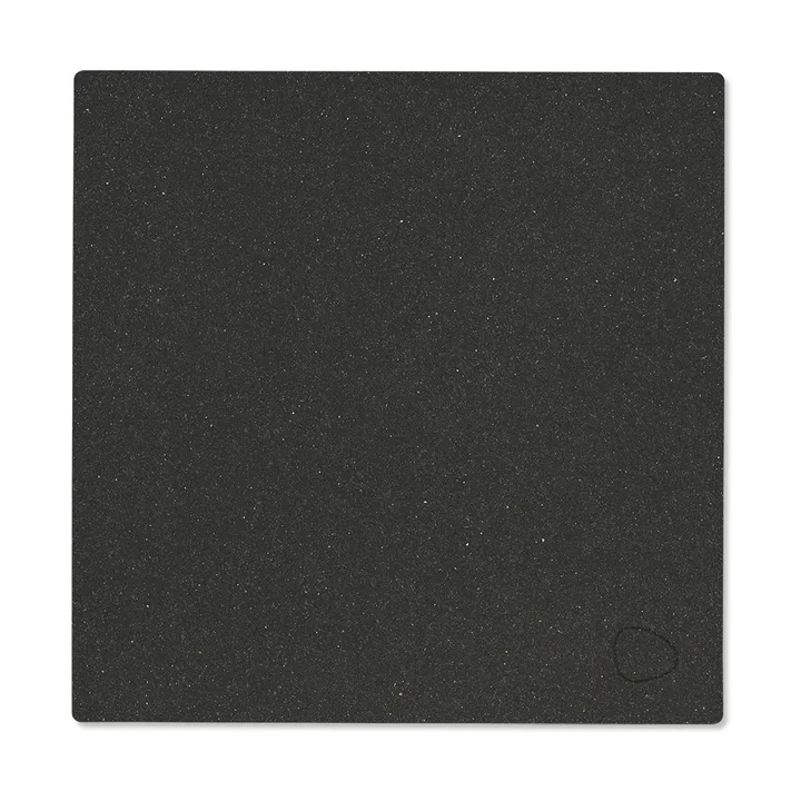 Core dækkeserviet square S - Flecked anthracite, 28x28 cm - LIND DNA