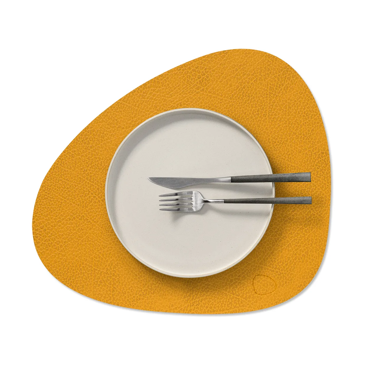 Hippo dækkeserviet curve M, Curry, 35x31 cm LIND DNA