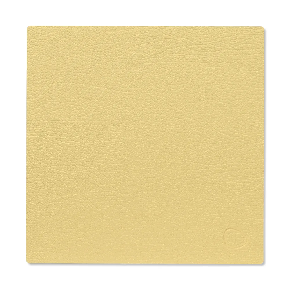 Hippo dækkeserviet square S, Guld, 28x28 cm LIND DNA