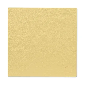 Hippo dækkeserviet square S - Guld, 28x28 cm - LIND DNA