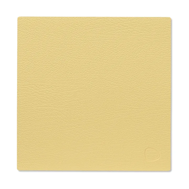 Hippo dækkeserviet square S - Guld, 28x28 cm - LIND DNA