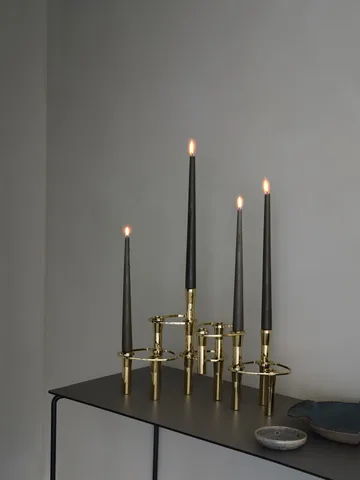 Lind Curve kombinerbar lysestage 24K guldbelagt - Single - LIND DNA