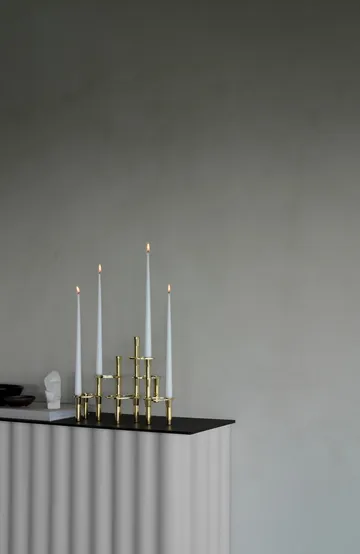 Lind Curve kombinerbar lysestage 24K guldbelagt - Single - LIND DNA